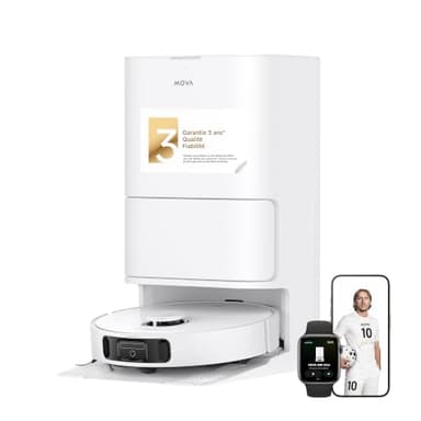 MOVA E40 Ultra, robotstofzuiger met automatisch onderhoudsstation