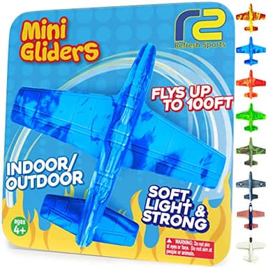 Airplane Toy Foam Airplanes voor kinderen: beste paasspeelgoed voor jongens en meisjes alle leeftijden. Easy Throwing Air Planes STEM Summer Yard Beach Toy Games - Styrofoam Plane Glider - Geweldige