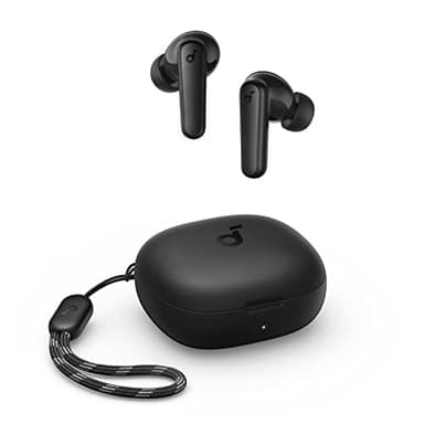 Soundcore Anker P20i Draadloze Bluetooth-hoofdtelefoon, True Wireless Bluetooth 5.3, 10 mm drivers met grote bas, 30 uur speeltijd, IPX5 waterdicht, EQ, 2 microfoons voor heldere oproepen