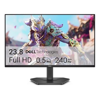 Dell 24 gaming-monitor - SE2426HG, Full HD (1920 x 1080), 240 Hz, snelle IPS, 0,5 ms, AMD FreeSync Premium, 99% sRGB, HDR10, VESA (100 x 100 mm), DisplayPort, 2 HDMI, zwart